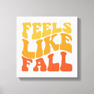 Voelt als Herfst Canvas Afdruk