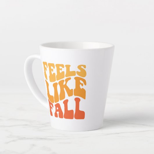 Voelt als Herfst Latte Mok (Linkerhoek)