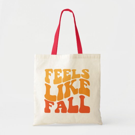 Voelt als Herfst Tote Bag (Voorkant)