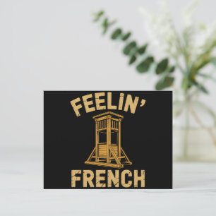 Voelt Franse Vintage Guillotine Briefkaart