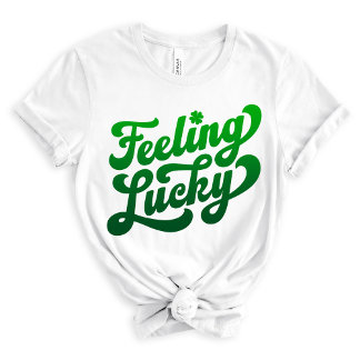 Voelt Gelukkig | Groene Ombre St. Patrick's Dag Tri-Blend Shirt