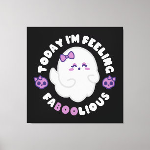 Voelt zich faboolious canvas afdruk