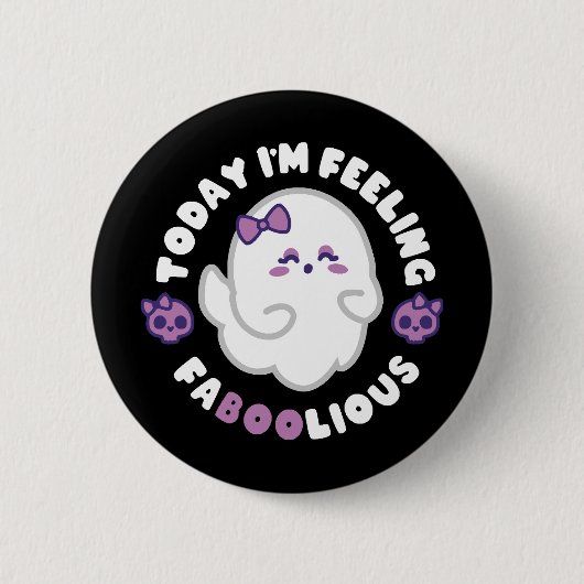 Voelt zich faboolious ronde button 5,7 cm (Voorkant)