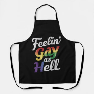 Voelt zich Gay Als Hel LGBT Pride Schort