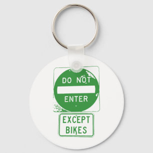 Voer alleen fietsen in sleutelhanger