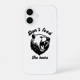 Voer De Beren Niet iPhone 16 Hoesje