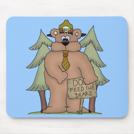 Voer de Beren uit Muismat (Voorkant)