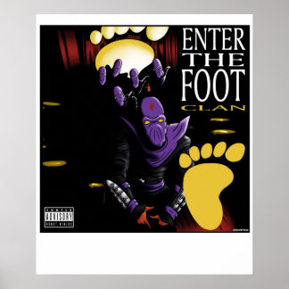 Voer de Foot Clan in Poster