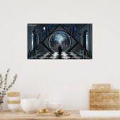 Voer de locatie in poster (Keuken)