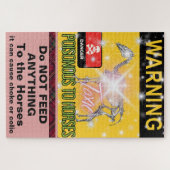 VOER DE PAARDEN NIET LEGPUZZEL (Horizontaal)