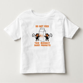 Voer deze aap geen zuivelproducten | Grappig allem Kinder Shirts