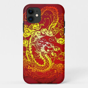 Voer het Rood van de drakenbrand in iPhone 11 Hoesje