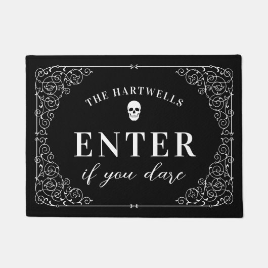 Voer in als je bent afgedankt | Gepersonaliseerde Deurmat (Voorkant)