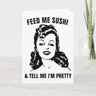 VOER ME SUSHI EN VERTEL ME DAT IK RETRO KAARTEN B