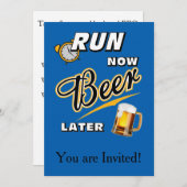 Voer nu Beer later uit Kaart (Voorkant / Achterkant)