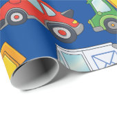  voertuig cadeaupapier (Rol Hoek)