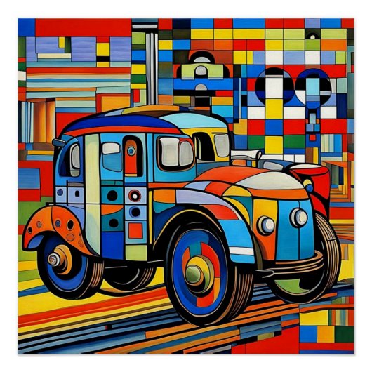 Voertuigen op wielen 3 perfect poster (Voorkant)