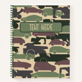 Voertuigsilhouet Notitieboek