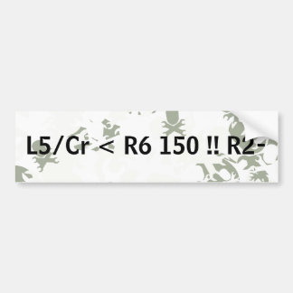 Voertuigsticker Bumpersticker