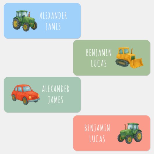 Voertuigvervoer terug naar school Kleding Kinder Labels (Groep)