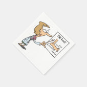 Voet Doctor Papieren servetten (Hoek)