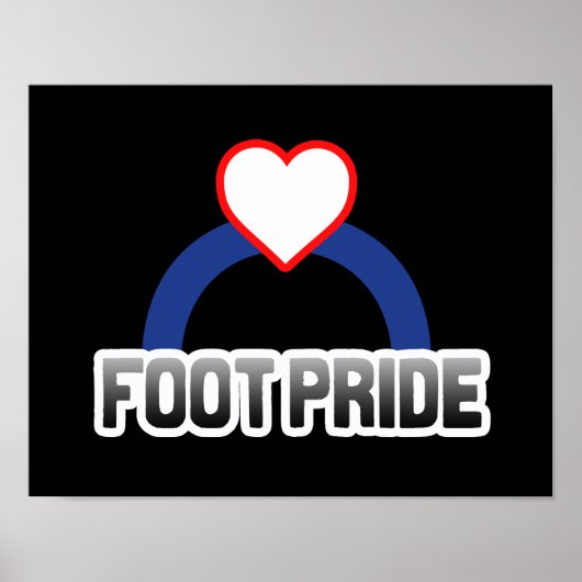 Voet trots poster (Voorkant)