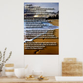 Voetafdruk-1 Poster (Keuken)