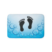 Voetafdruk Design Bath Mat (Voorkant)