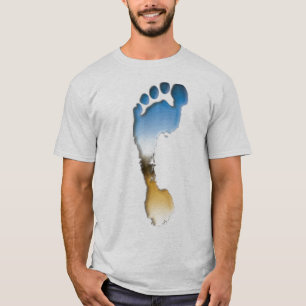 Voetafdruk in Crome T-shirt