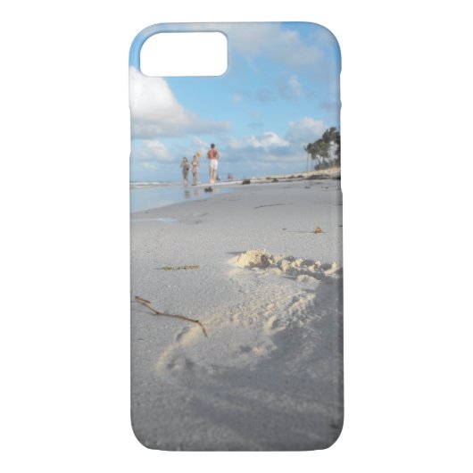 Voetafdruk in de zand Case-Mate iPhone case (Achterkant)