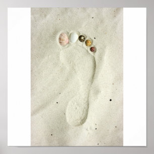 Voetafdruk Poster