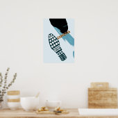 Voetafdruk van de dood poster (Keuken)