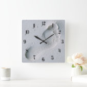 Voetafdruk Vierkante Klok (Huis)