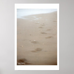 voetafdrukken - Fußspuren Poster