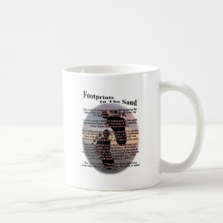 Voetafdrukken in de zand... koffiemok