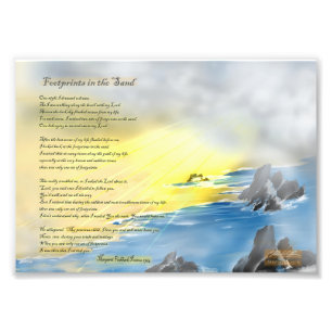 Voetafdrukken in het zand... foto afdruk