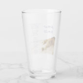 voetafdrukken in het zand glas (Achterkant)