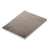 Voetafdrukken in het zand notitieblok (Gedraaid)