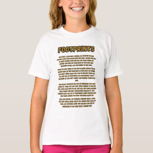 Voetafdrukken in het Zandgebed Meisje T-shirt