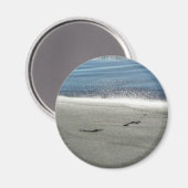 voetafdrukken in zand magneet (Voorkant / Achterkant)