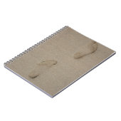 voetafdrukken notitieboek (Linkerzijde)