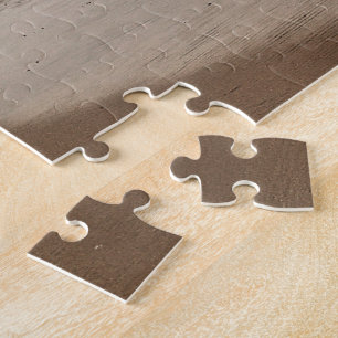 Voetafdrukken op een Foggy Beach Puzzle Legpuzzel