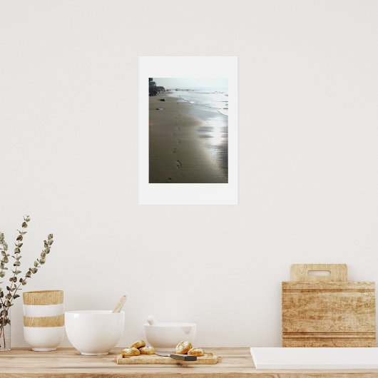 voetafdrukken poster (Keuken)