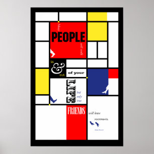 Voetafdrukken Poster