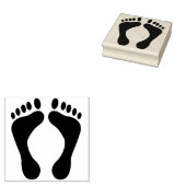 Voetafdrukken Rubberstempel (Gestempeld)
