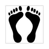 Voetafdrukken Rubberstempel (Afrduk)