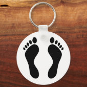 voetafdrukken sleutelhanger (Voorkant)