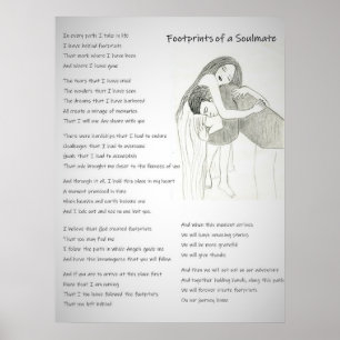 Voetafdrukken van een Poster van Soulmate