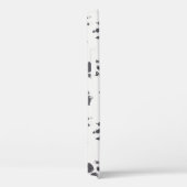 Voetafdrukken van poot: Hond monochroom naadloos. Case-Mate iPhone Case (Achterkant / Rechts)