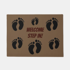 Voetafdrukken Welkom Mat